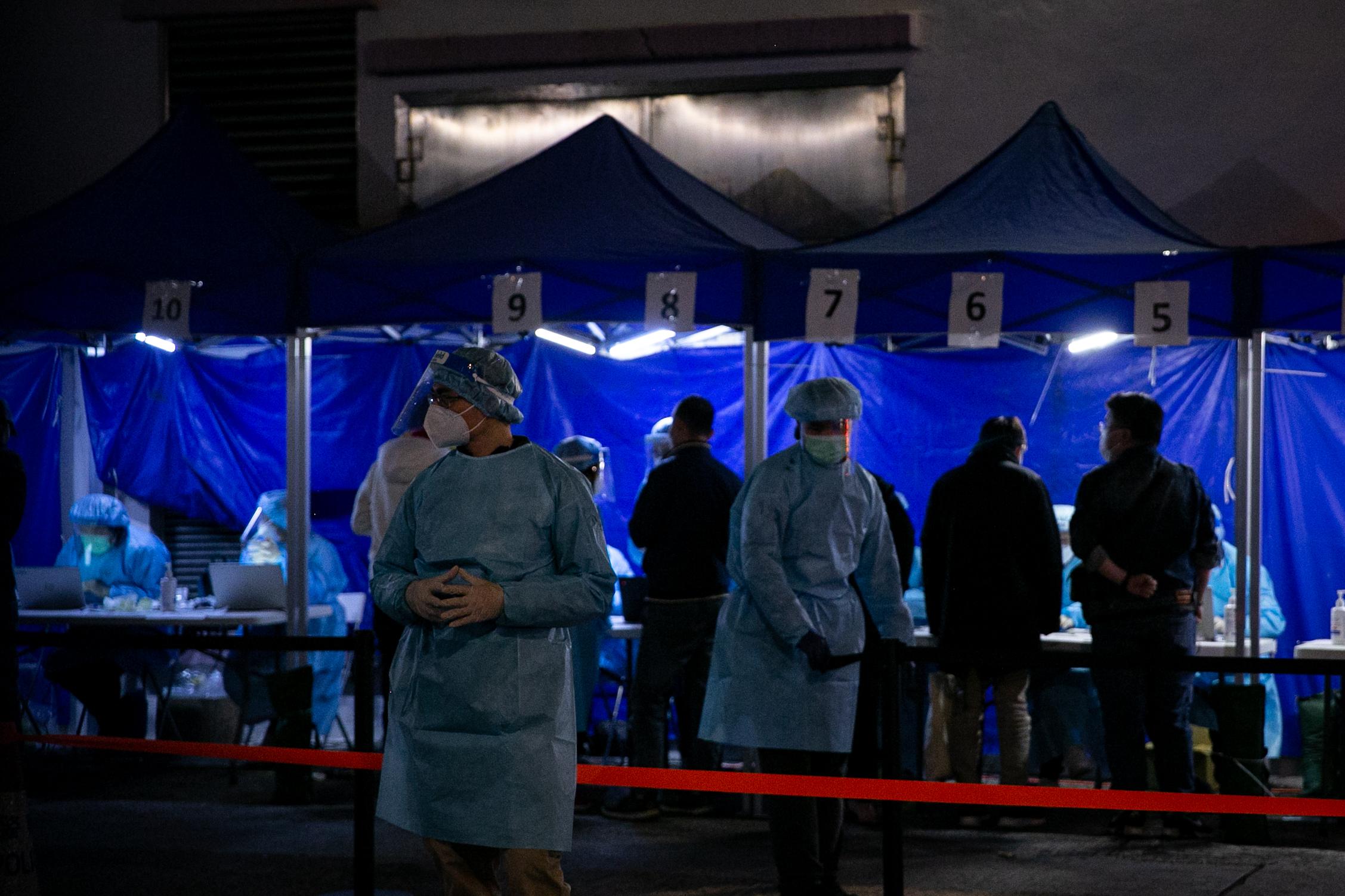 相關人士需要接受強制檢測。(資料圖片／張逸羲攝)