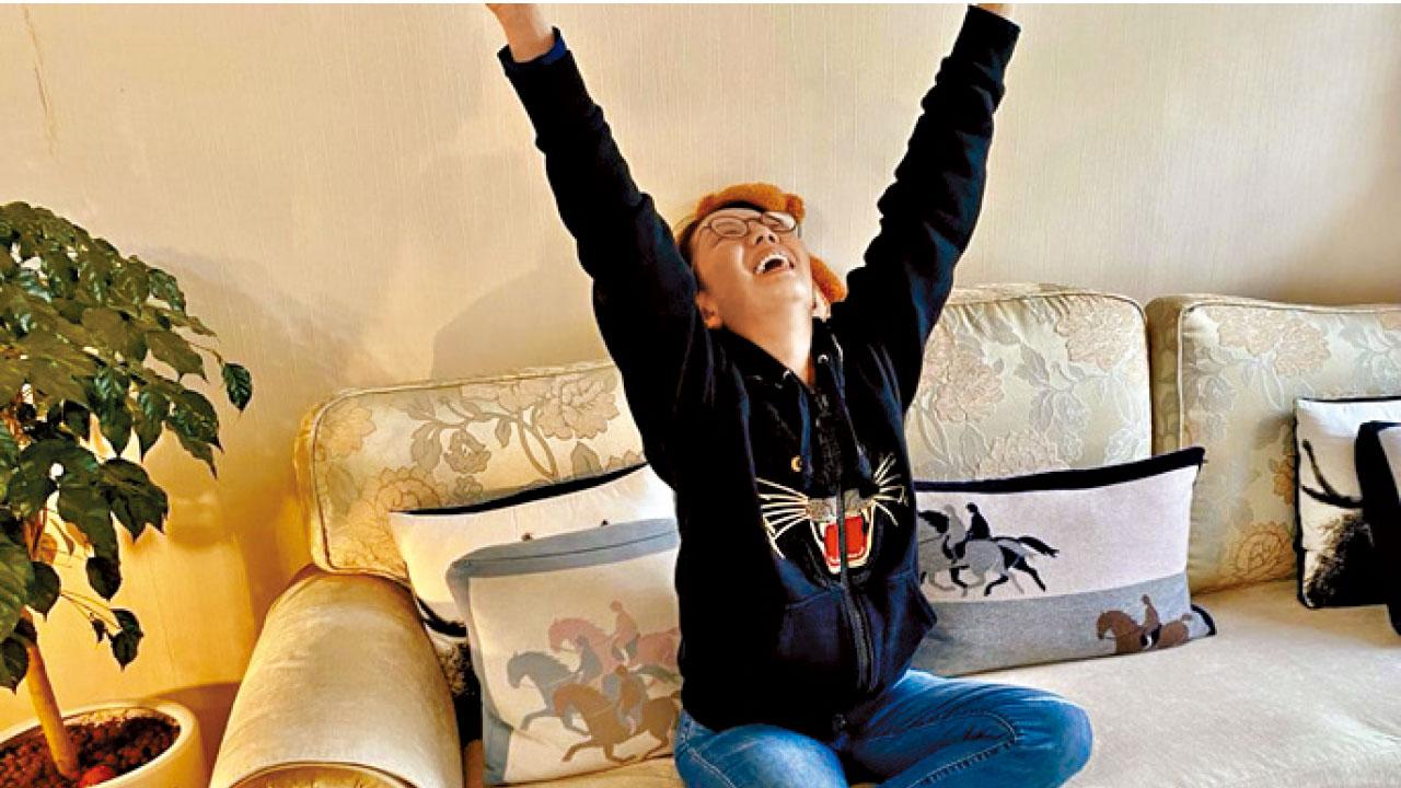 無拘無束打呵欠