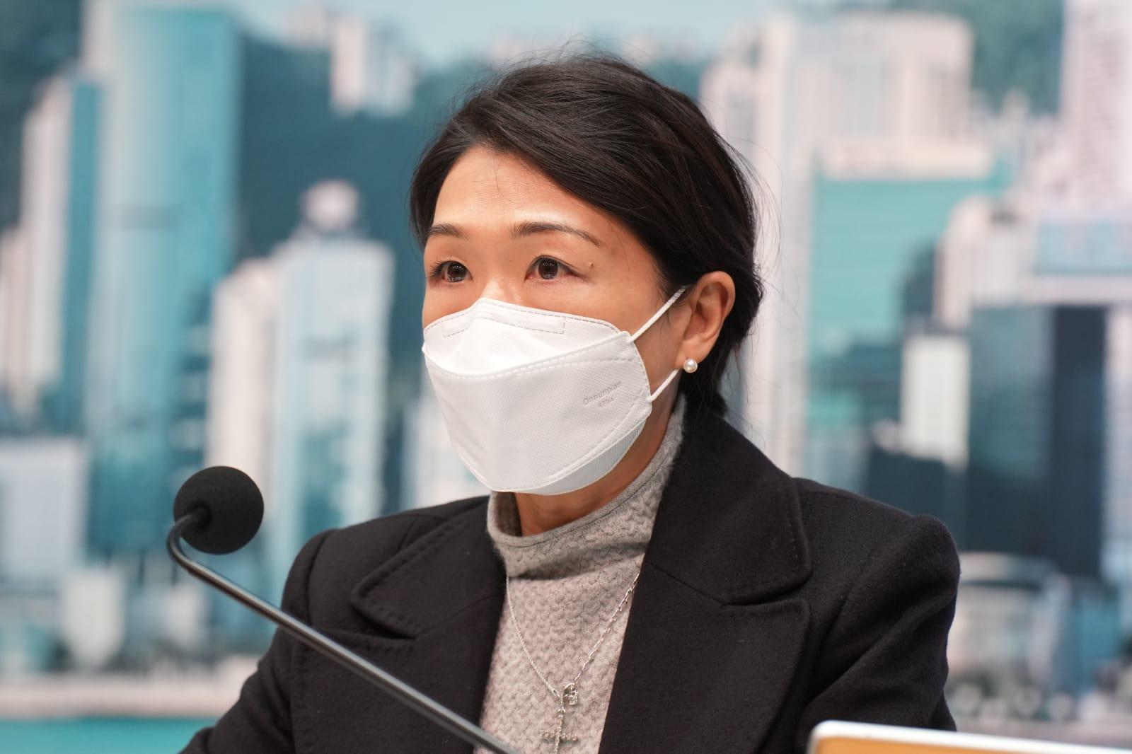 醫管局總行政經理(病人安全及風險管理)何婉霞。(陳奕釗攝)