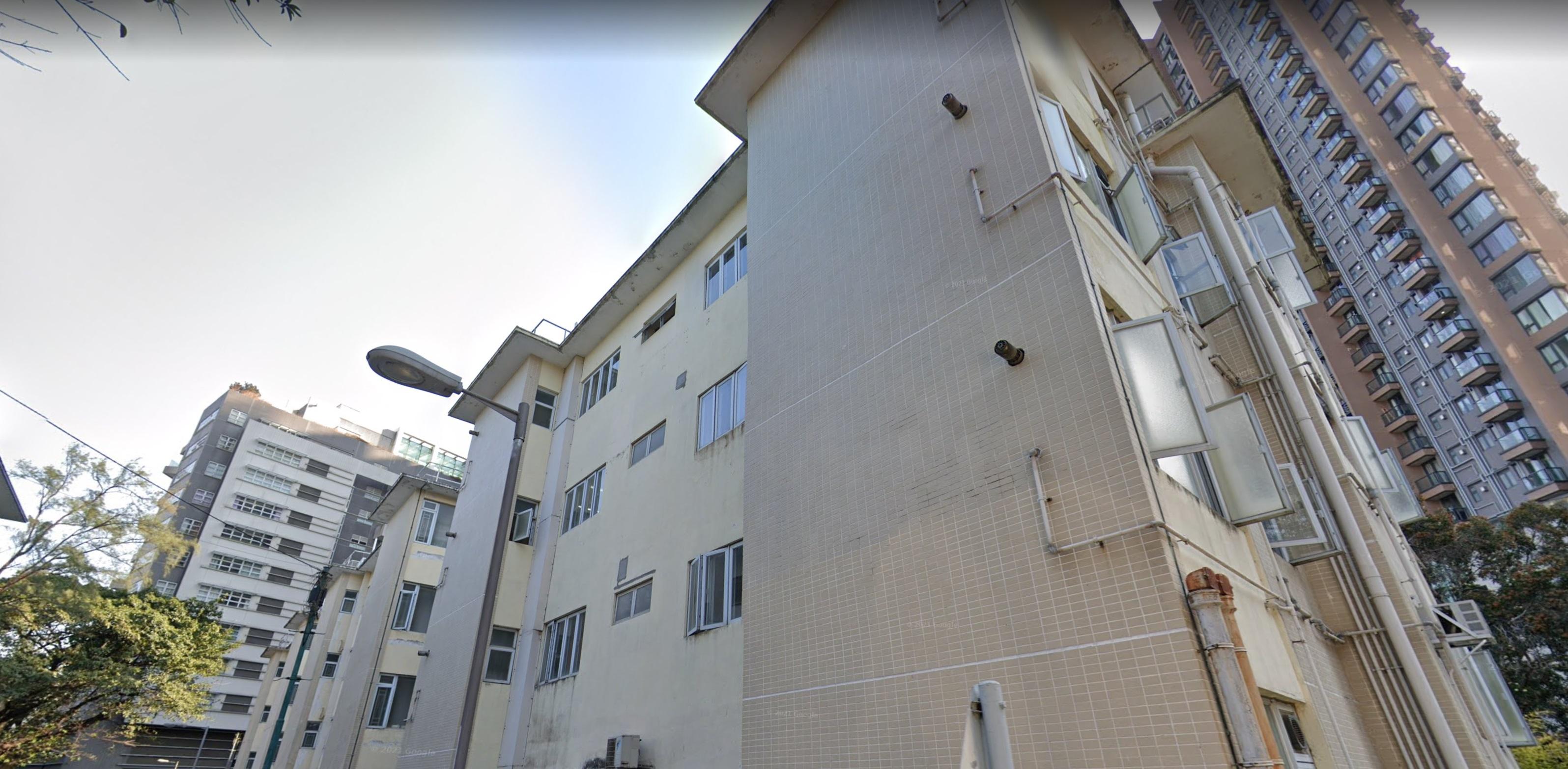 屯門新福路2號一院舍。(網上截圖)