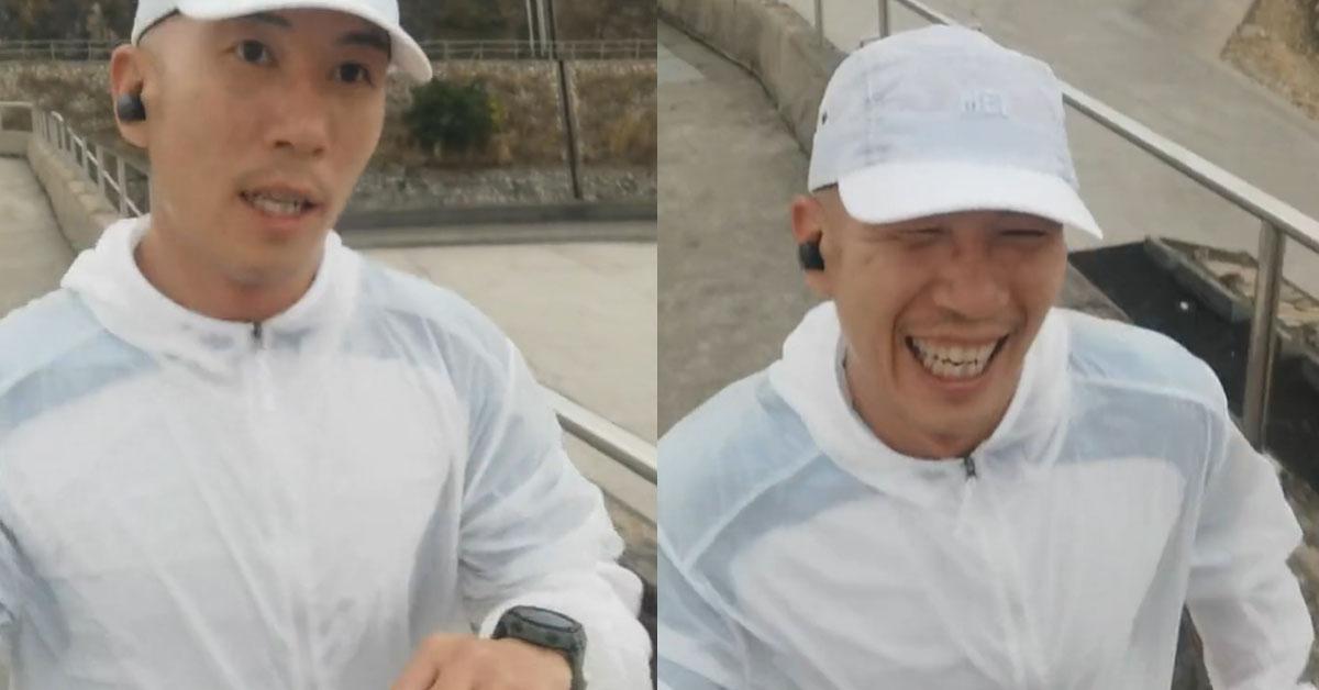彭懷安無罩跑步恐觸犯防疫條例 隨時罰款一萬蚊