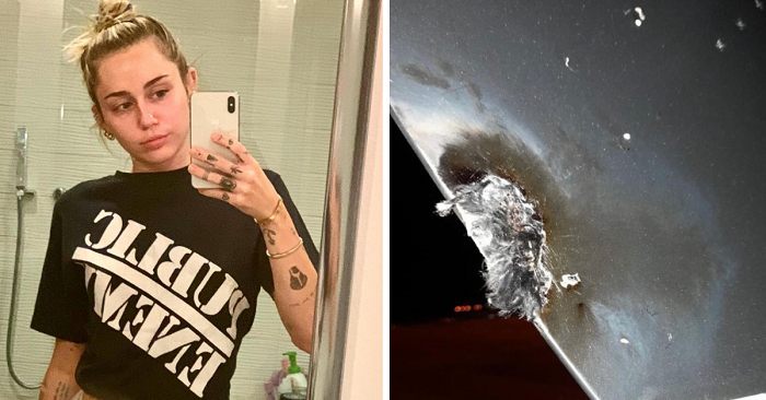 Miley Cyrus飛機遭閃電擊中急降