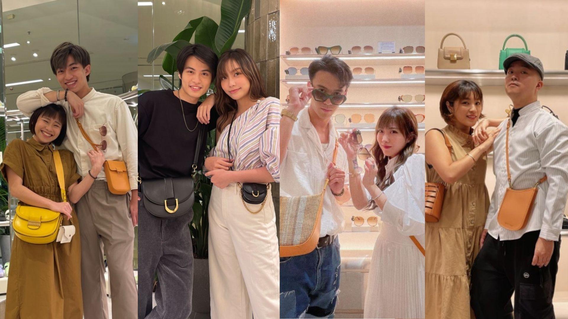 真人騷《好想大聲說愛你嘅呢》八位男女出席品牌活動。