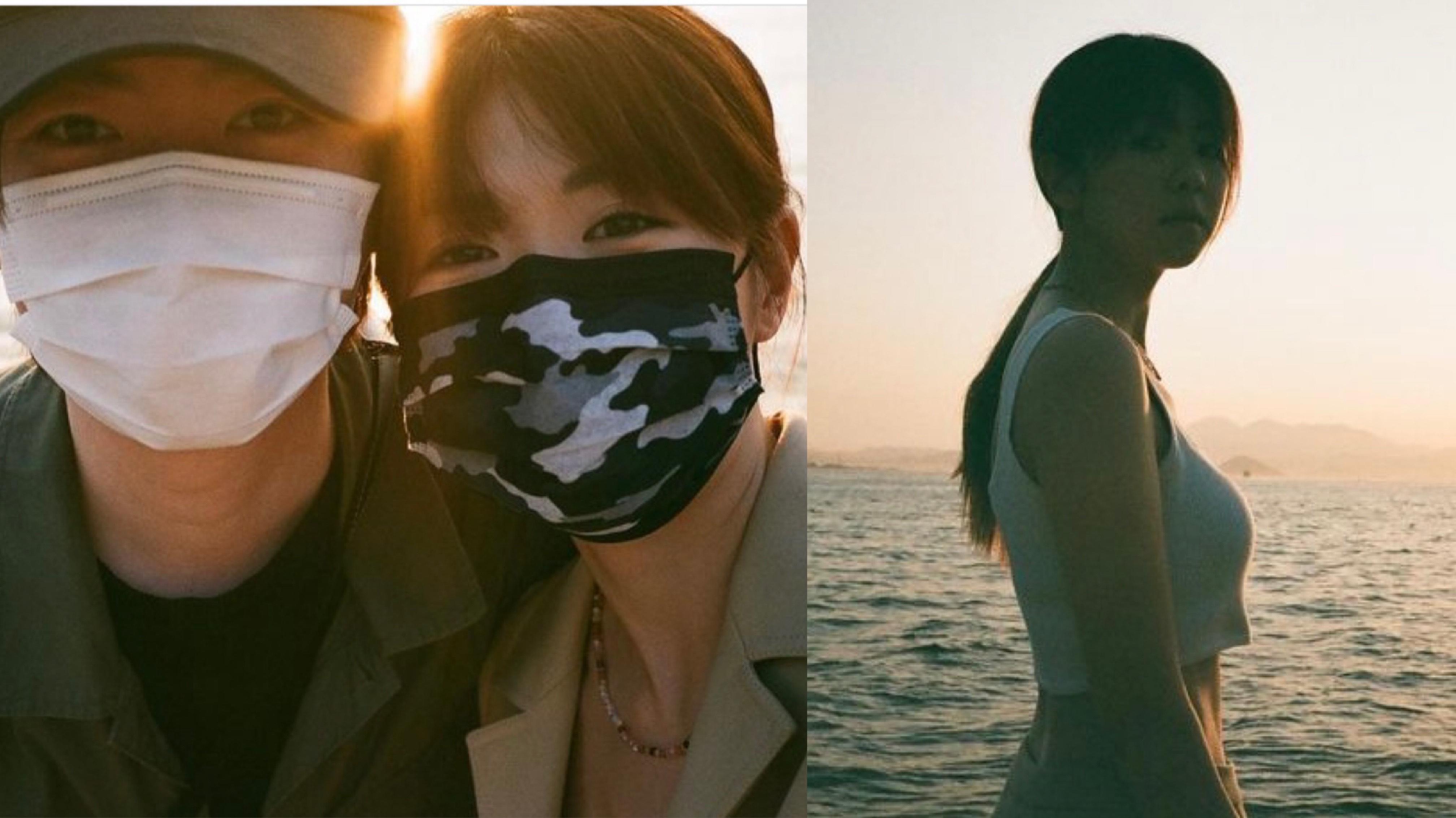 洪卓立孖Hillary大玩「男女視覺」 互貼菲林相高調放閃。