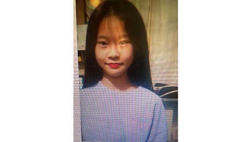 11歲女童失蹤，警方呼籲市民提供消息。(警方圖片)