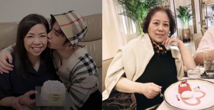 母親節｜ 姜濤孖姜媽現身半島酒店慶祝 Anson Lo送蛋糕兼獻吻
