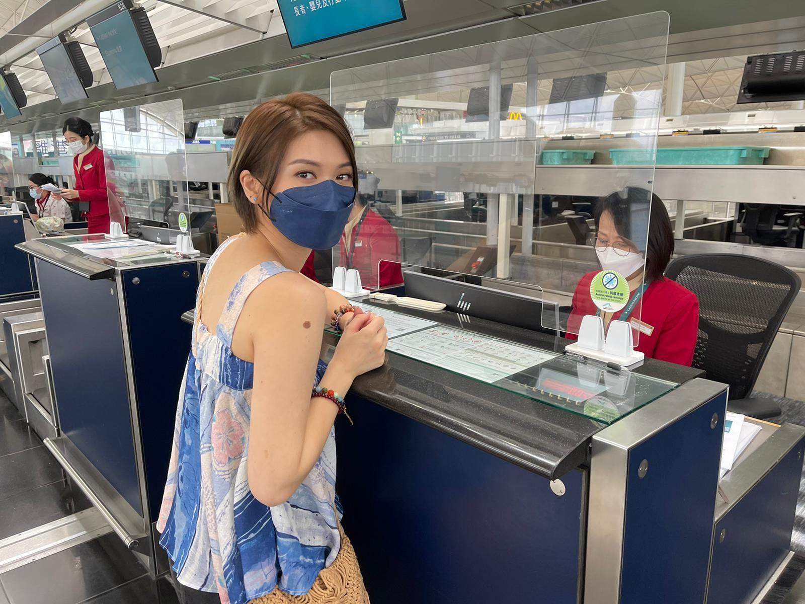 沙律兩年冇出埠 帶10套泳衣飛泰國拍節目