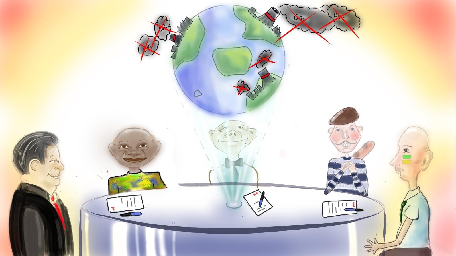 來源：廠商會蔡章閣中學 6A NGASSA Ashley Ninkeu同學 題目：Carbon Trade