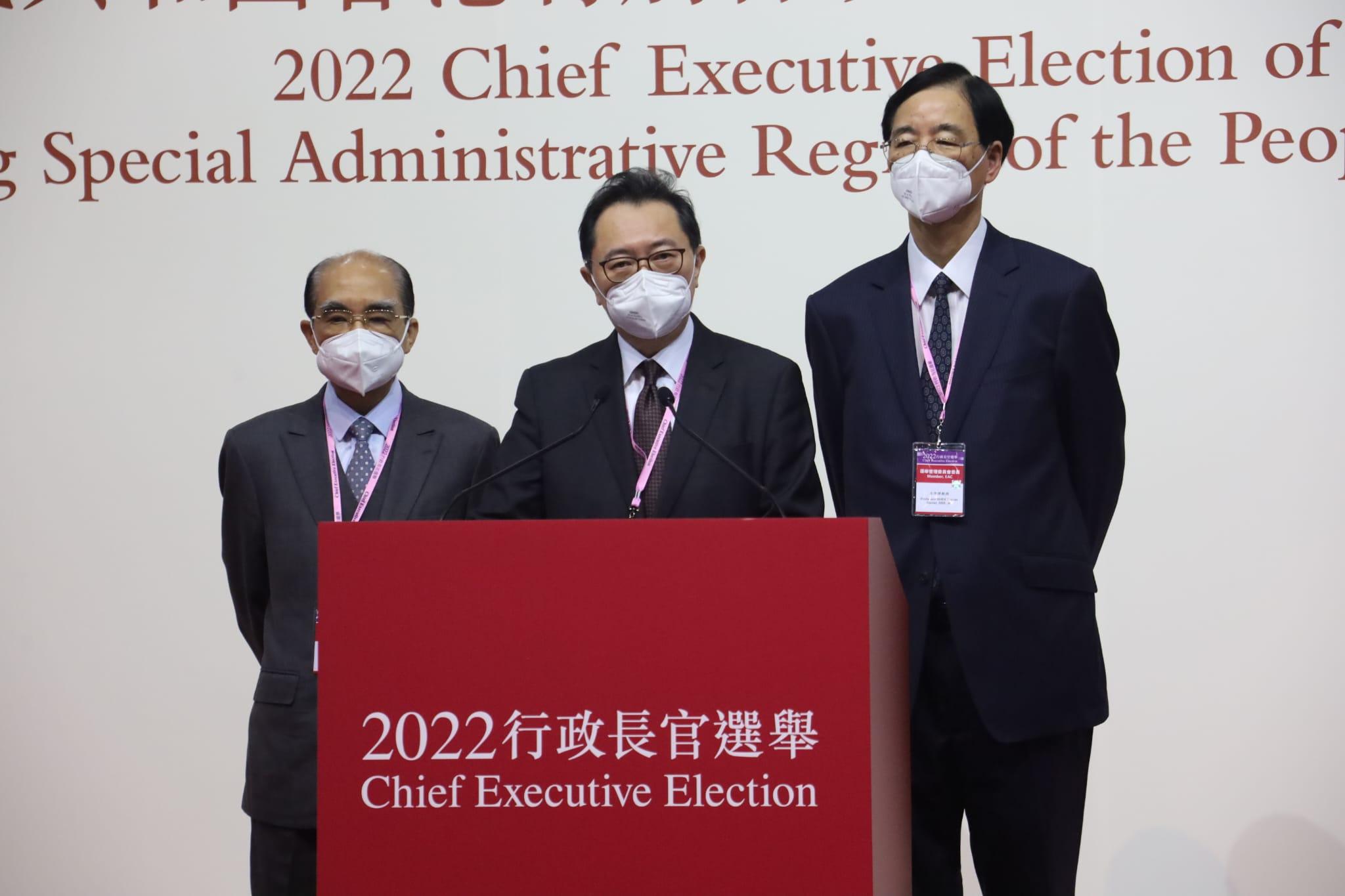 馮驊：投票點票暢順 4張無效票為白票