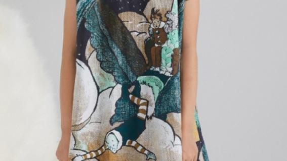 江南布衣被指畫風詭異的童裝，主題是「我最好的朋友」。(互聯網)