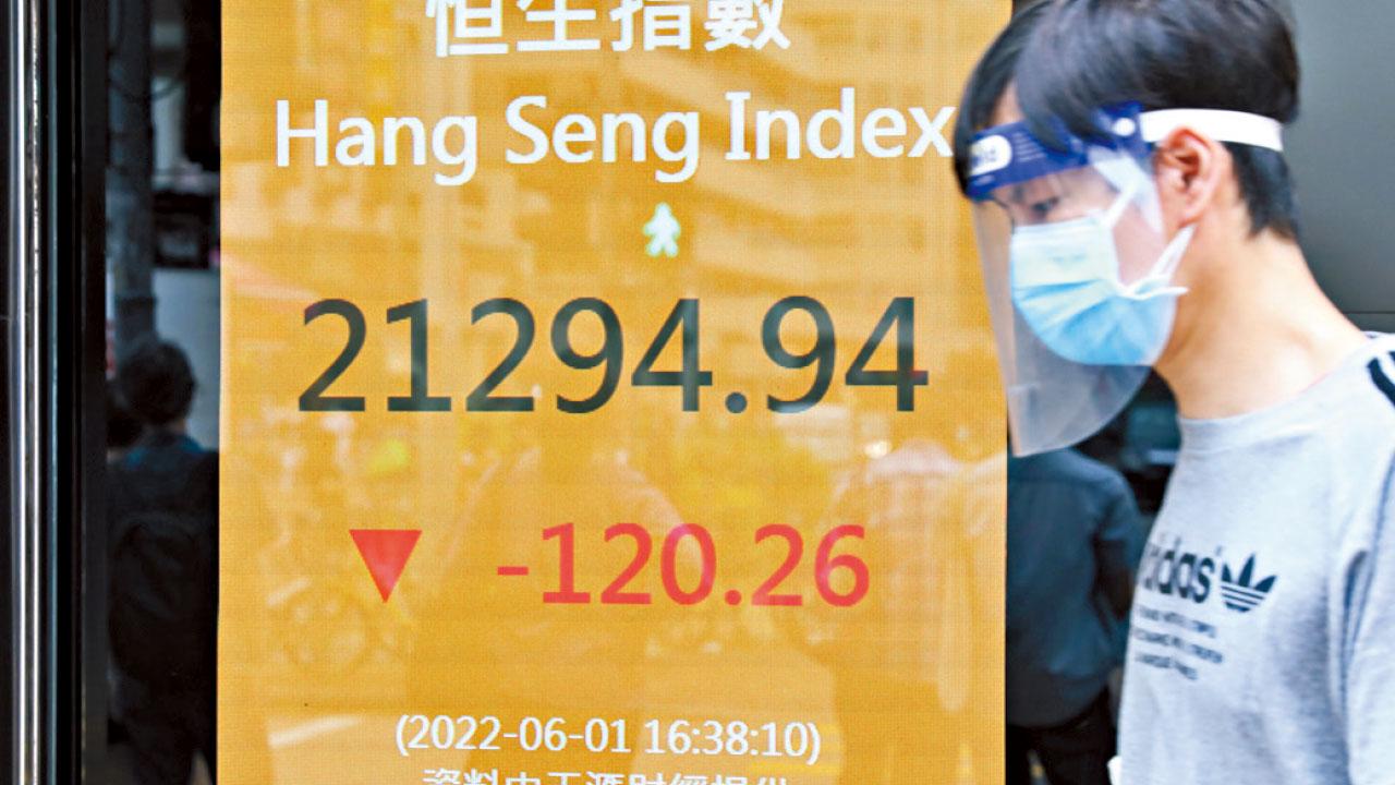 港股回吐空軍反收手 大市沽空額199億 縮六成