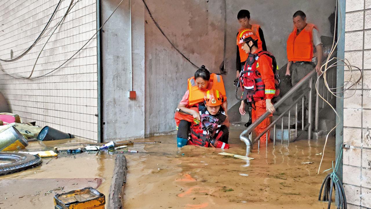 廣東江西暴雨成災 韶關月雨量逾千五毫米