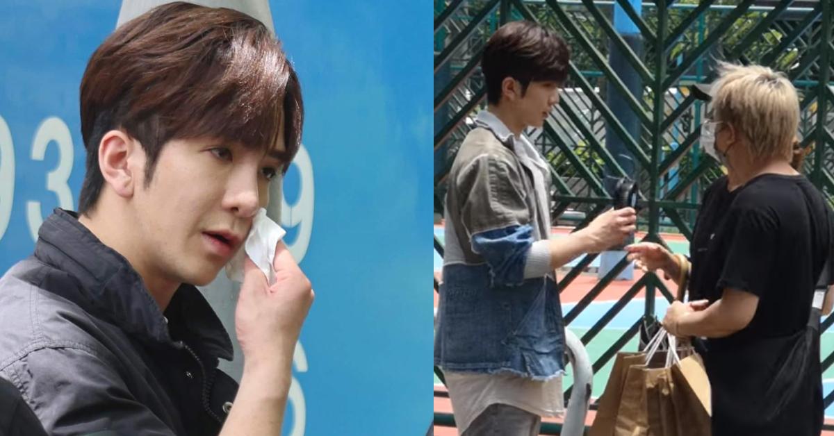 百萬同居計畫｜Anson Lo烈日當空拍外景 出動芭蕉扇降溫