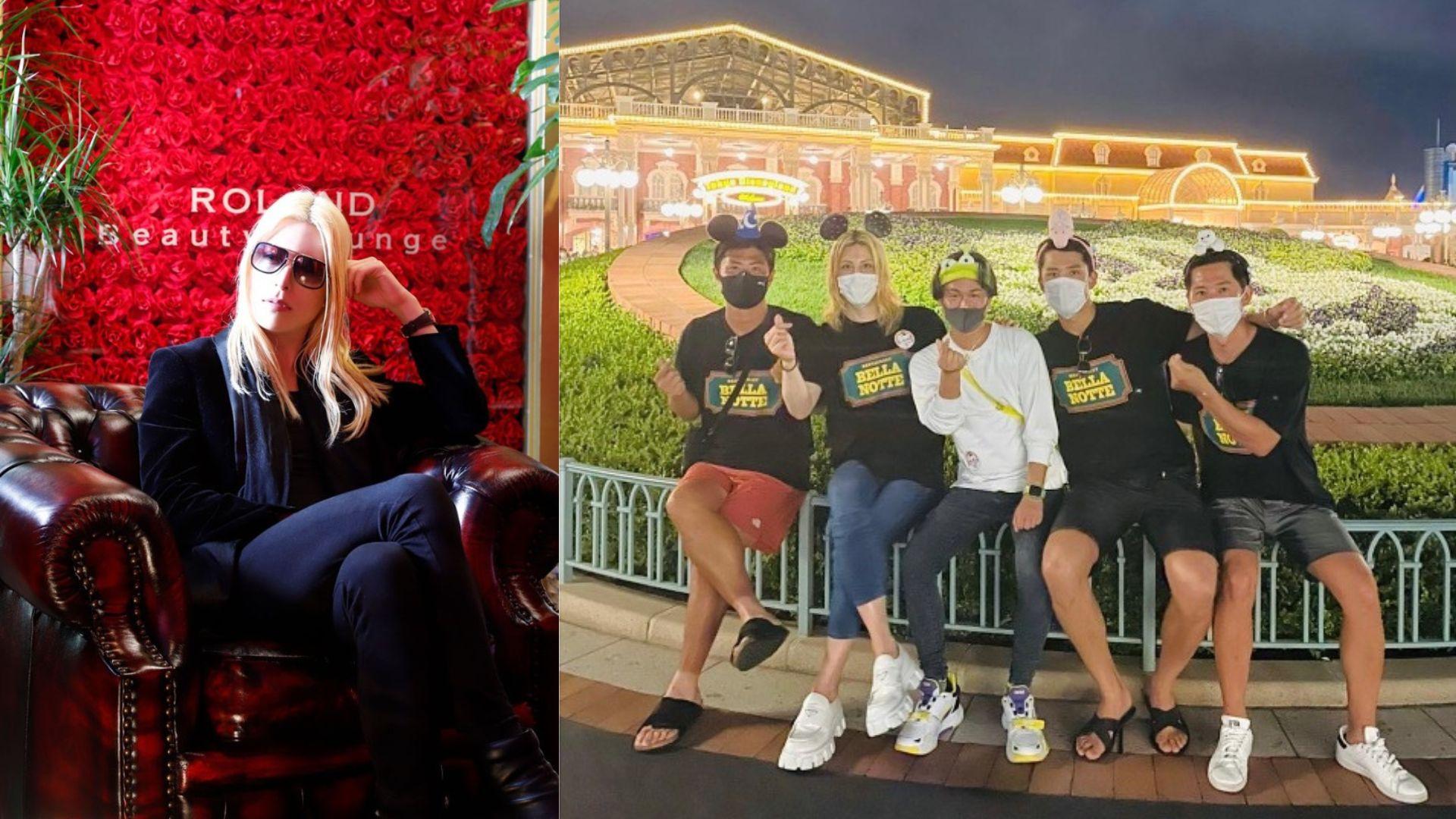 日本鴨王Roland染金髮做回老本行 拉隊去迪士尼過30歲生日