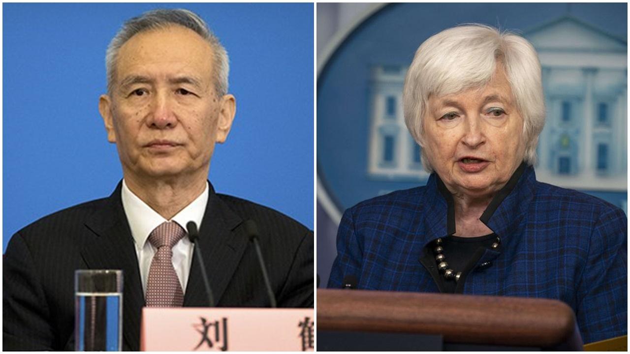 劉鶴與耶倫通話，中方表達對美國取消對華關稅關切。(資料圖片)