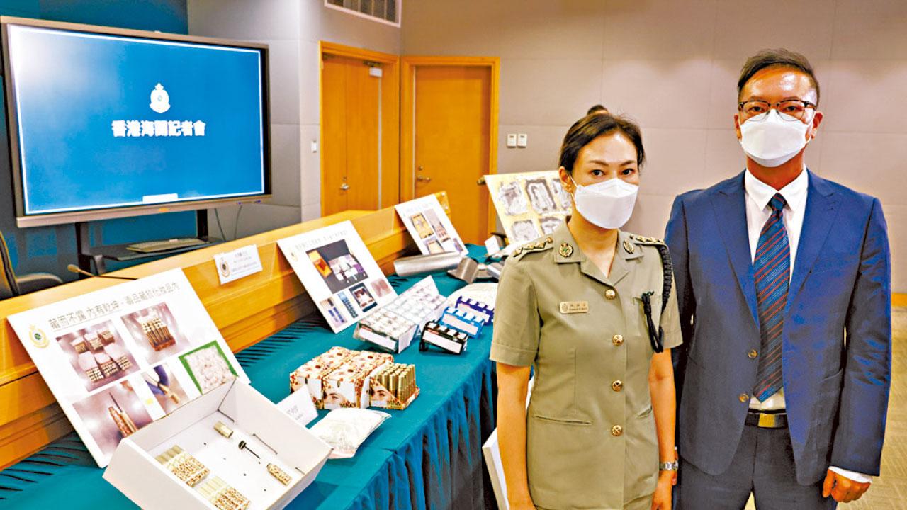 海關上半年機場檢1.16噸毒品 數量倍增 市值近6億