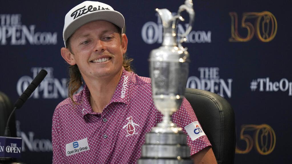 史密夫首奪英國高球公開賽冠軍。(美聯社)