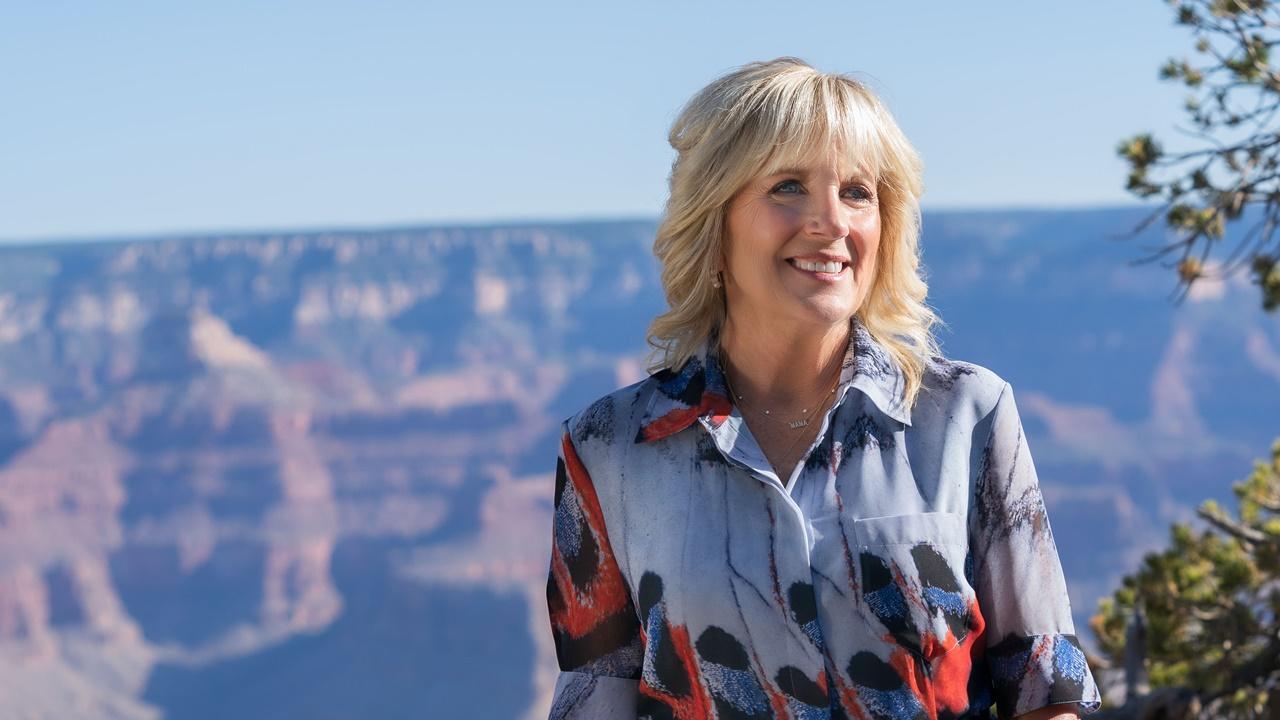 美國第一夫人新冠肺炎復陽，拜登病毒檢測呈陰性。(AP)