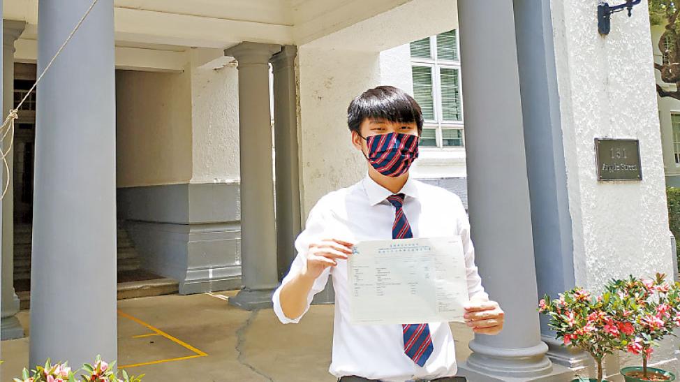 覆核攞返粒星晉級DSE超狀 男拔梁嘉朗中大讀醫望回饋社會