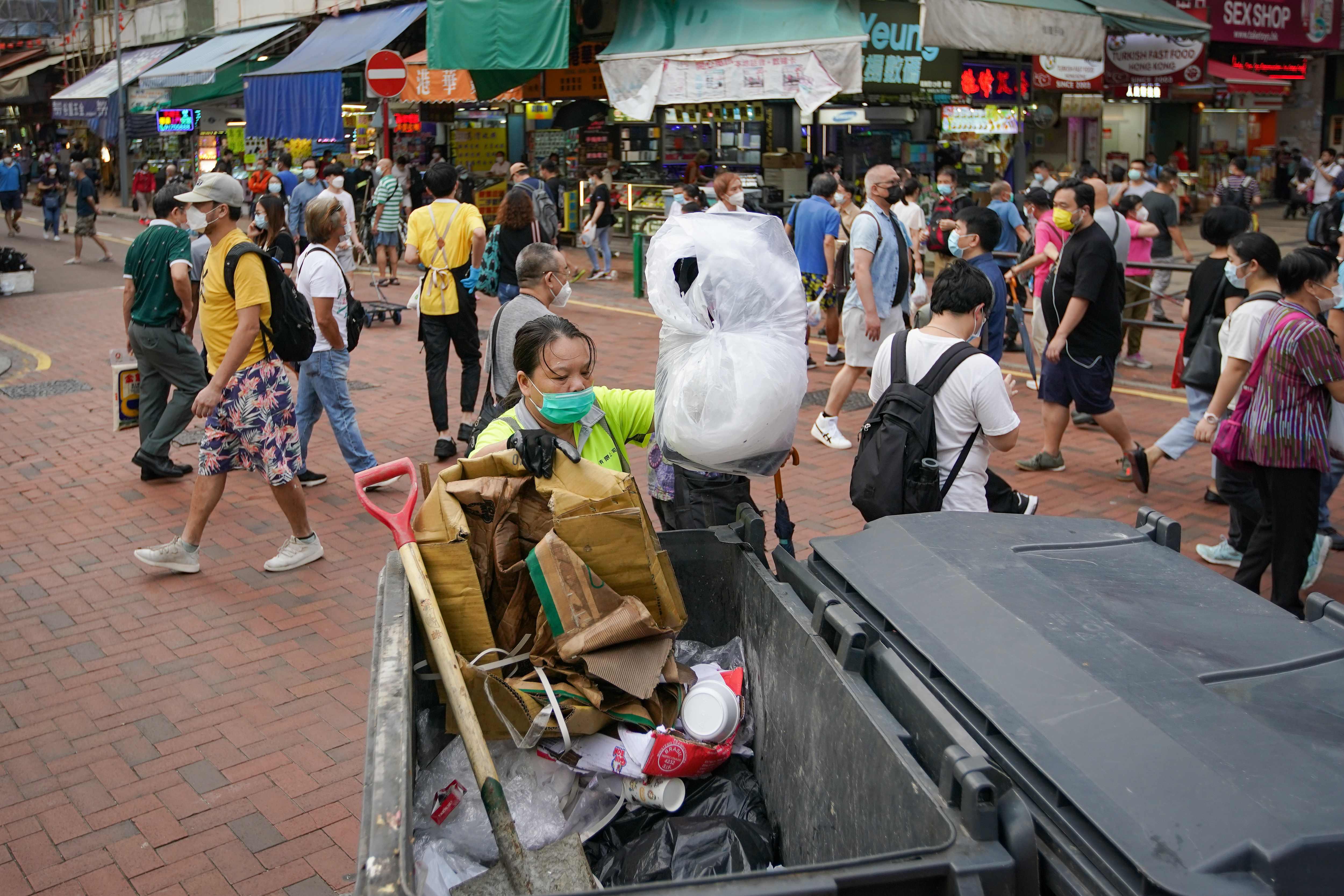 深水埗 衛生黑點街道後巷垃圾配相