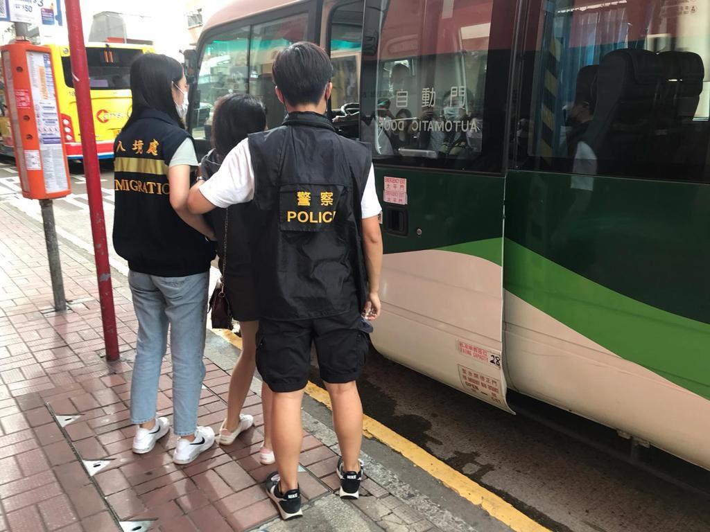 灣仔反黑工拘9人　1女涉藏他人身份證及誤導警員