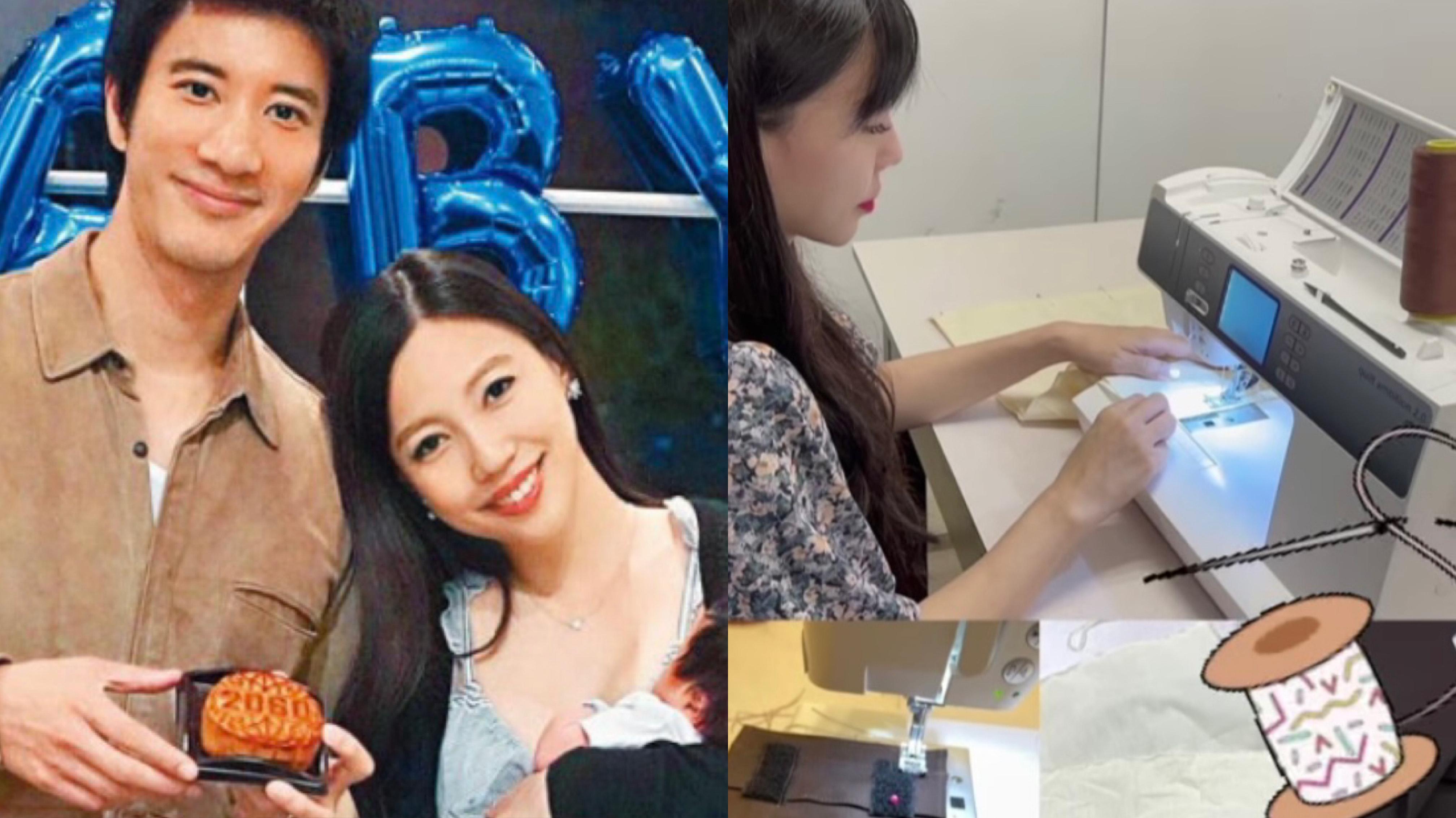 李靚蕾以最高招反擊王力宏 車衣自製卡通服裝大曬親子樂