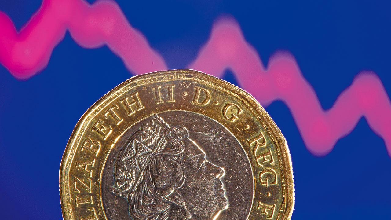 拖累港股｜兌美元逼1算 史上低 英鎊冧 滙控失700億市值