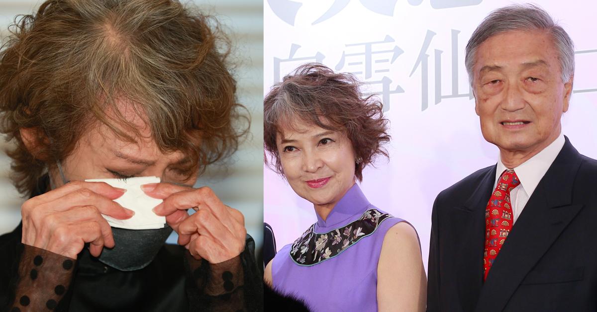 張正甫追思會｜蕭芳芳強忍淚水憶亡夫︰佢有一個快樂有意義的人生