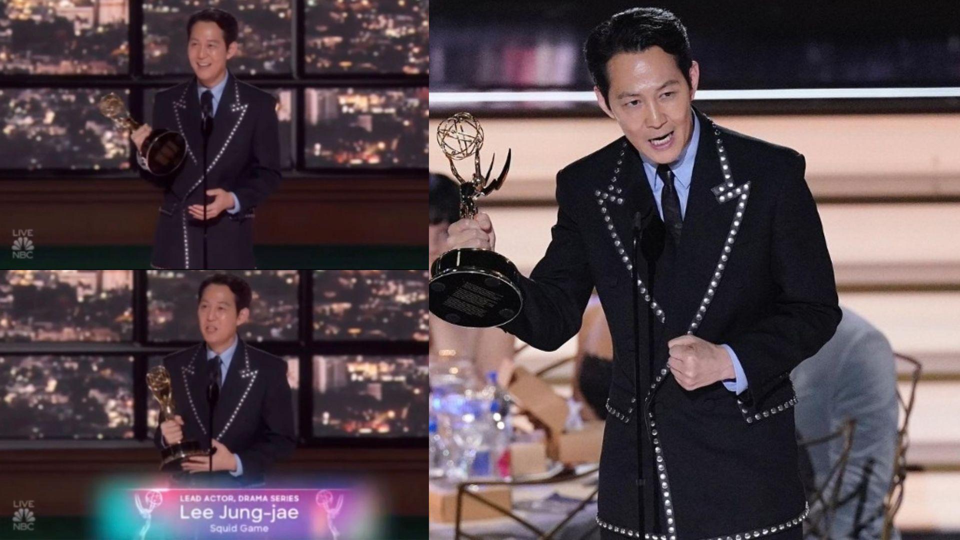 艾美獎2022｜《魷魚遊戲》掃兩大獎 李政宰封視帝成亞洲第一人