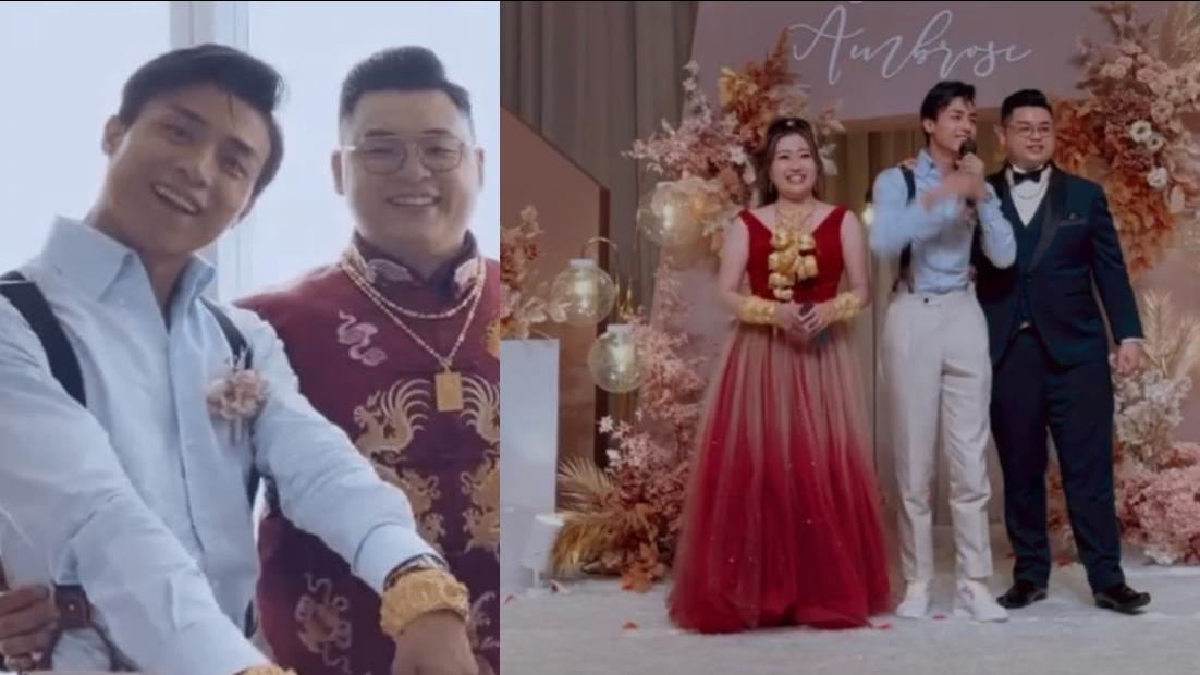 AK哥哥結婚做伴郎 唱《感激我遇見》贈興