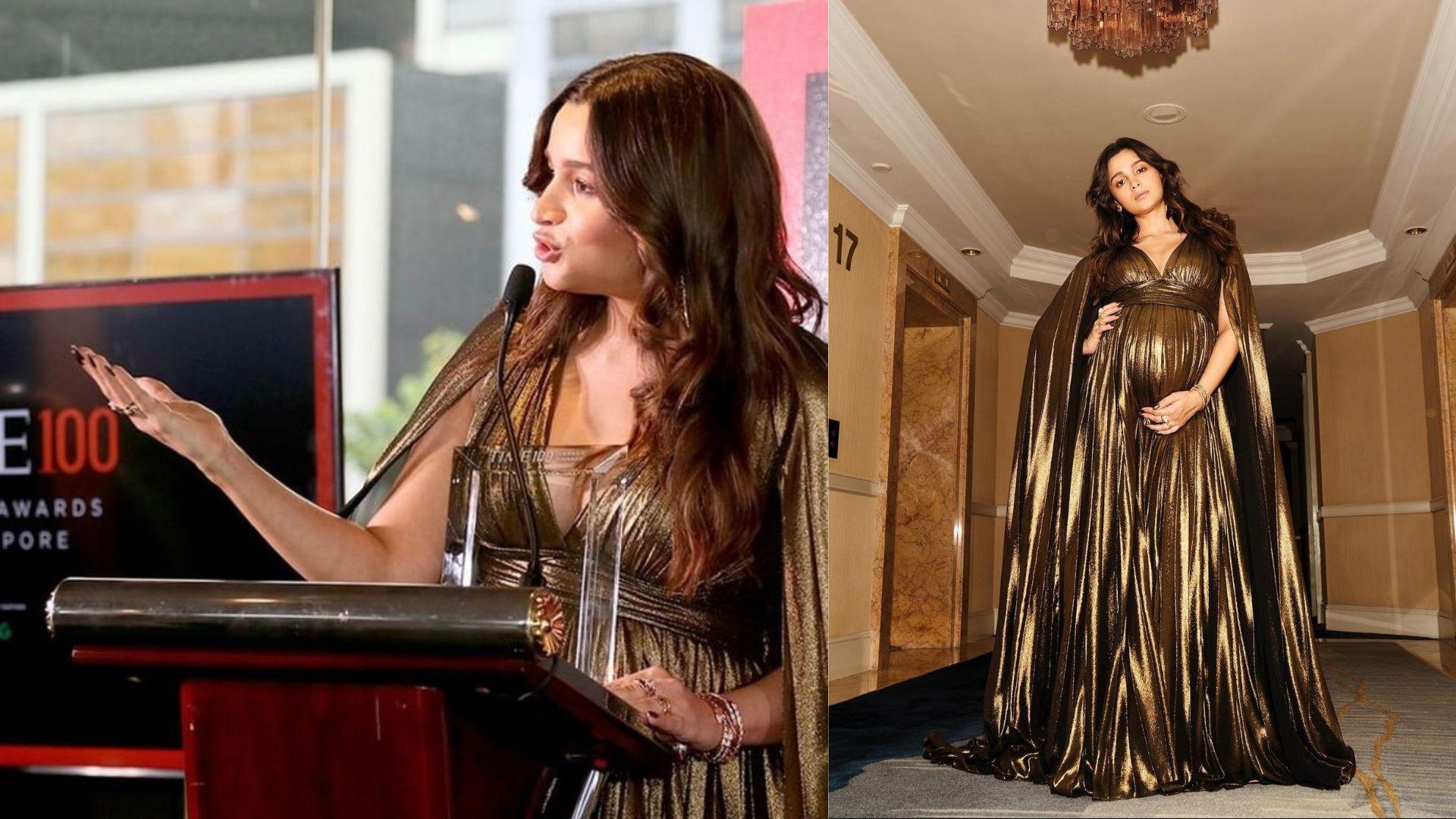 艾莉雅巴特憑《孟買大家姐》揚威國際 廷巨肚登《時代》頒獎台領獎