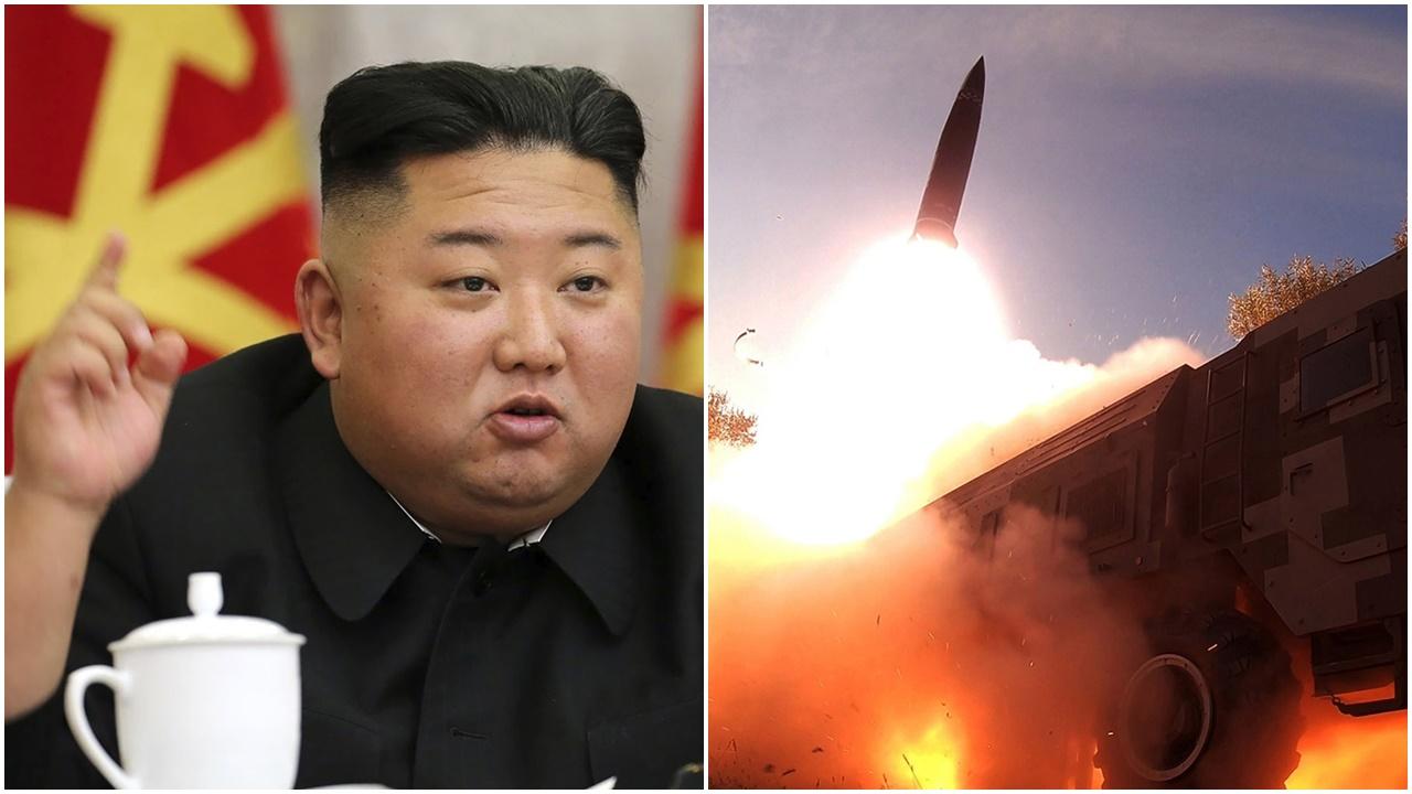 金正恩指導北韓戰術核武運用部隊發射訓練。(資料圖片)