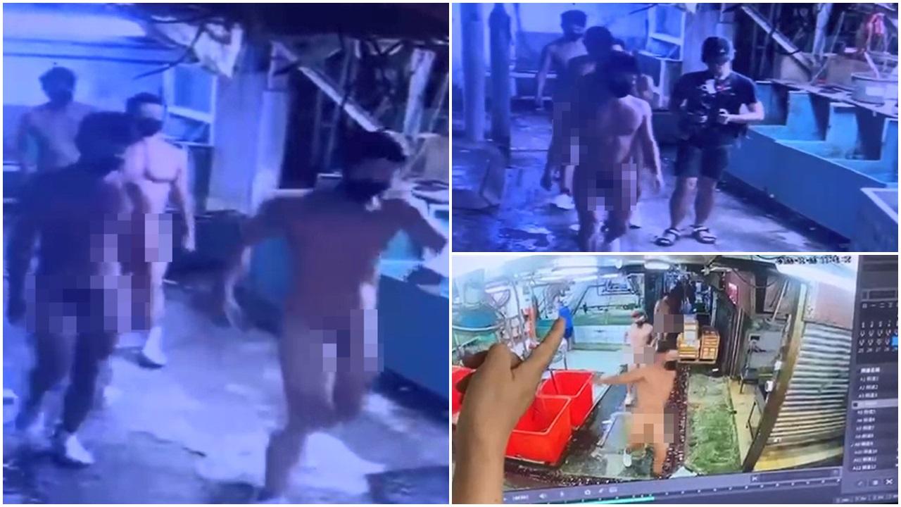 網上熱話｜逾10裸男漁市場大狂奔　網民：「露鳥兵團」入侵香港？