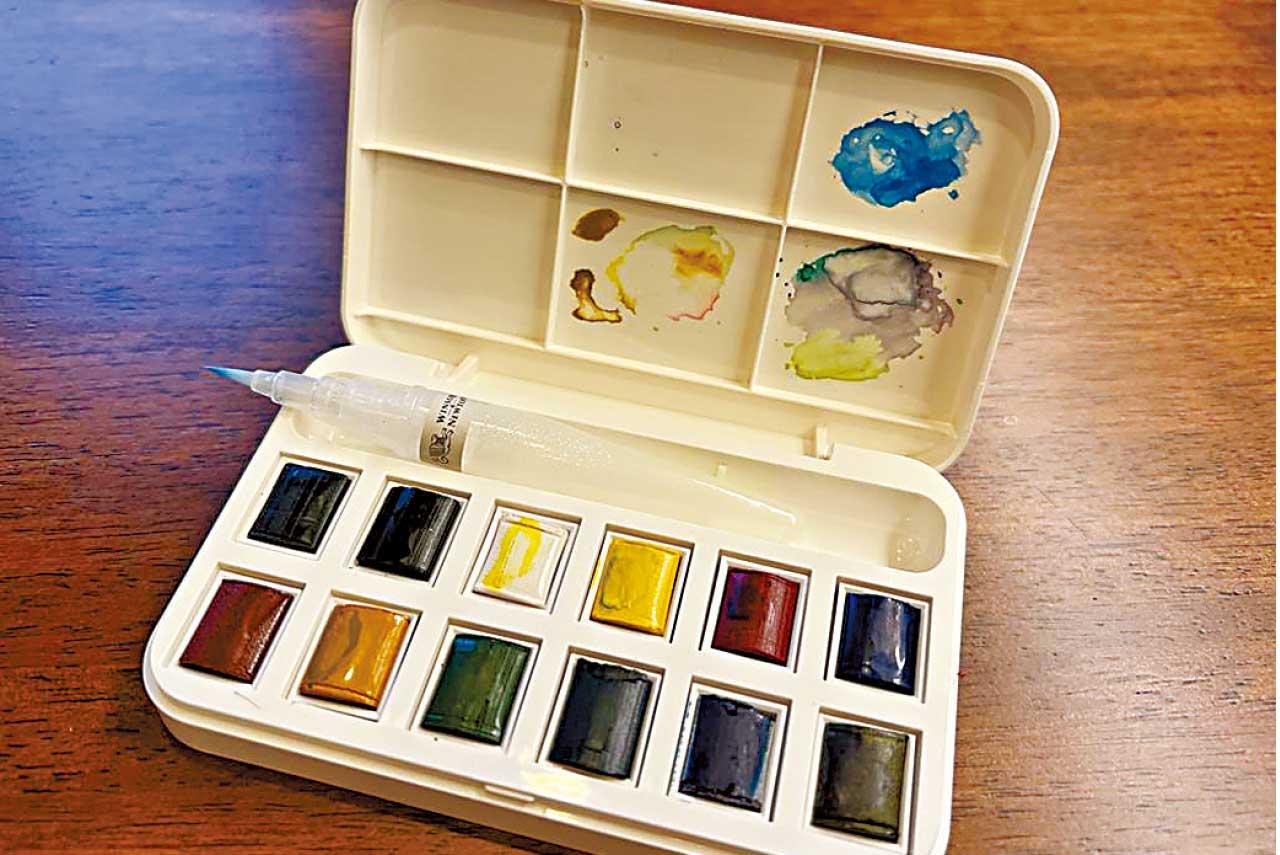 如詩如夢的水彩