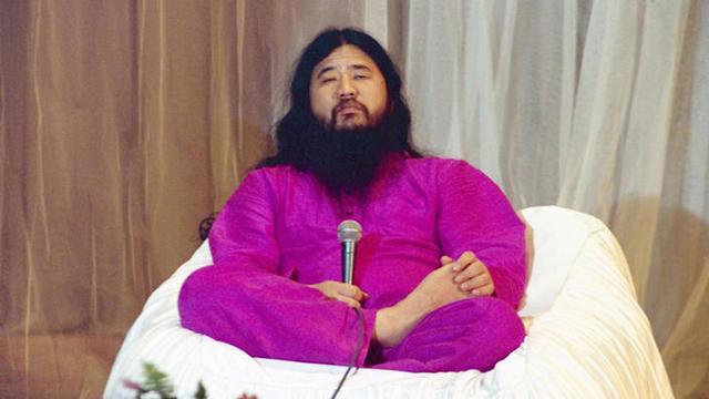 日本奧姆真理教領袖麻原彰晃被處死後，其兩名女兒為爭奪遺骨發起訴訟。(資料圖片)