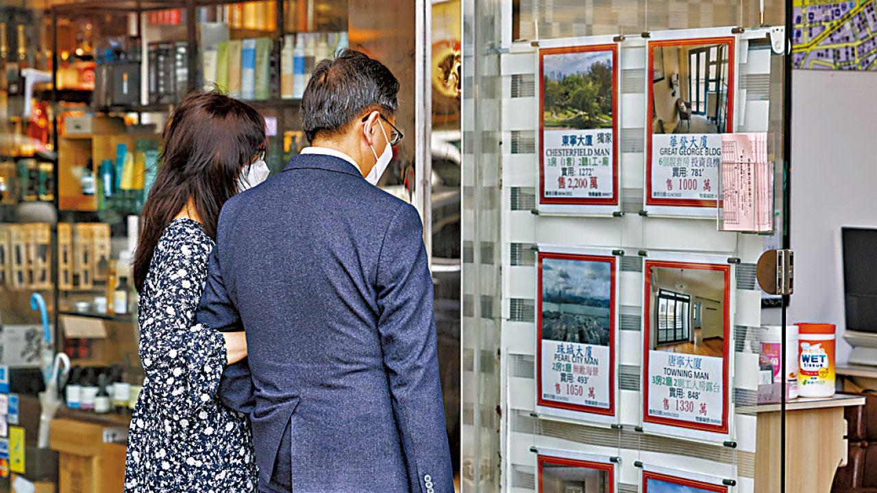 香港按證保險數字顯示，10月份新取用按保貸款額按月減少22.4%至67億元，連續3個月回落，金額和宗數均創過去6個月新低。(資料圖片)