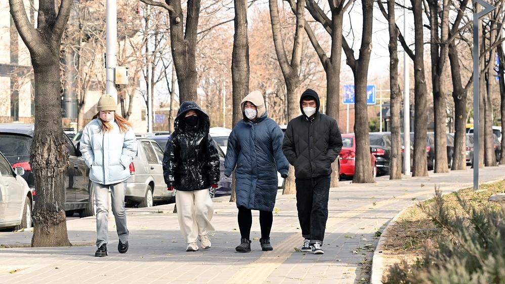 今年最強寒潮來襲，內地氣溫急劇下降。