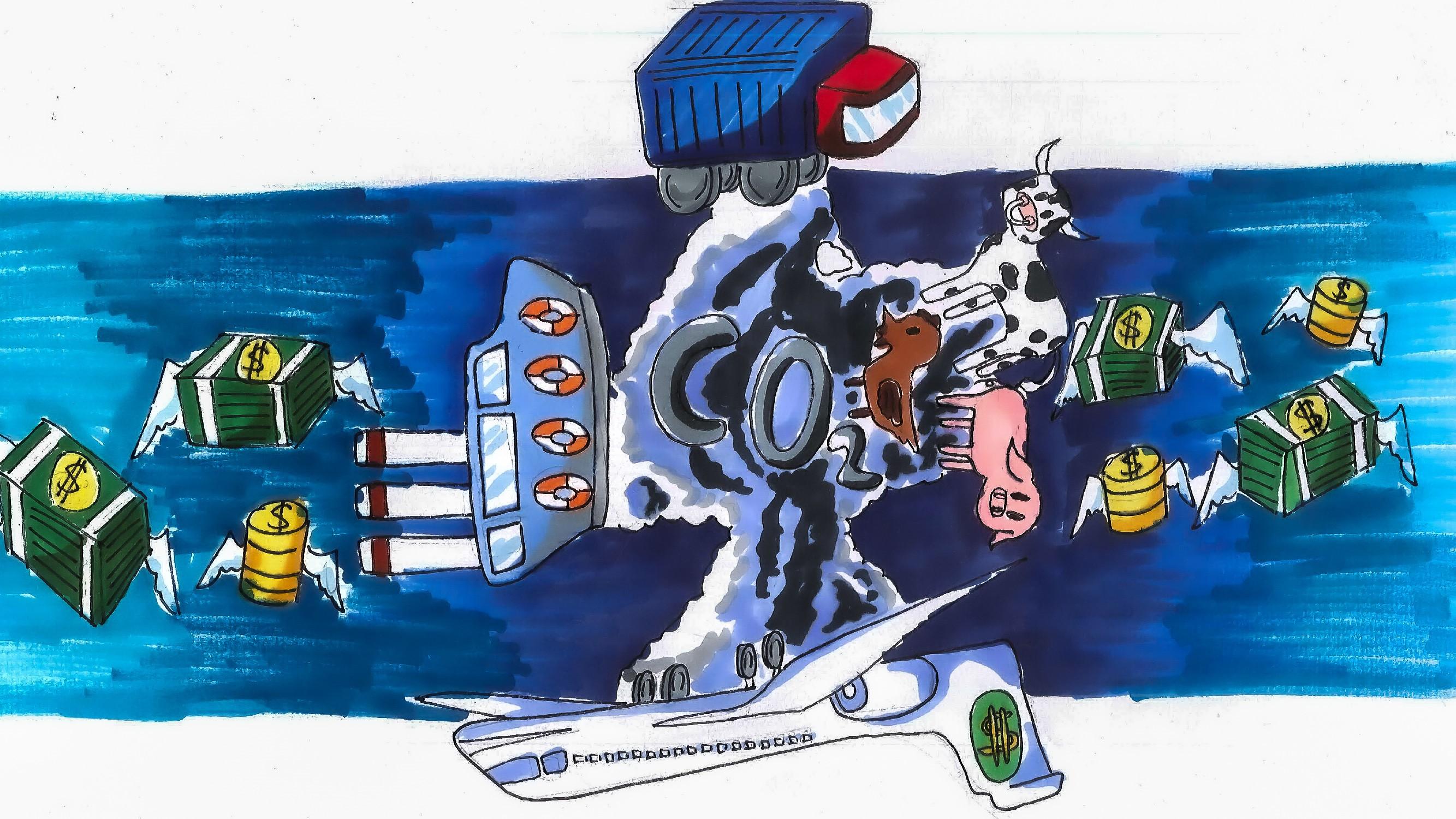 來源：廠商會蔡章閣中學 4A 鄭曉彤同學 題目：「碳税」怎樣影響日常生活