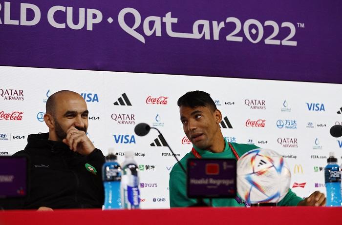 摩洛哥主帥歷格古指，整舍非洲與阿拉伯世界都支持着球隊。(路透社)