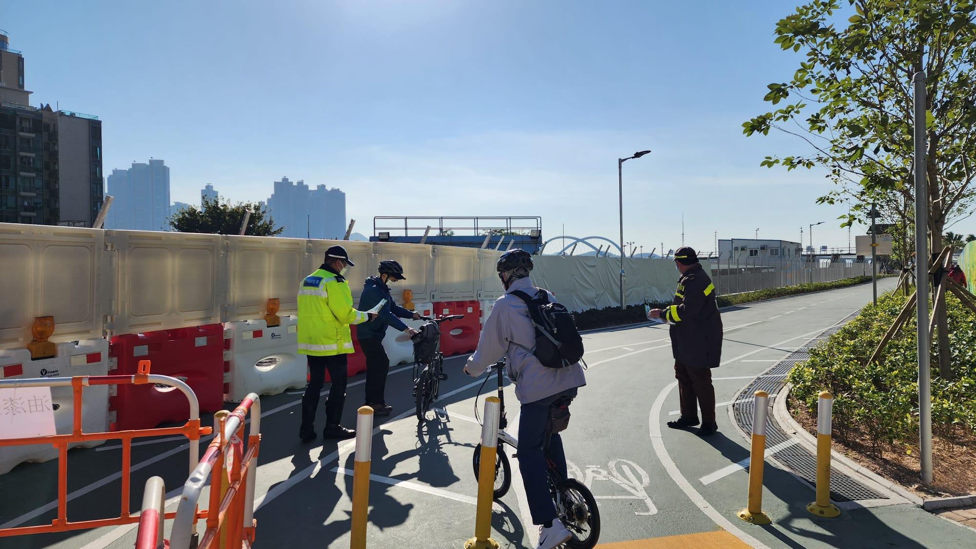 將軍澳一連兩日打擊單車違例發36張傳票