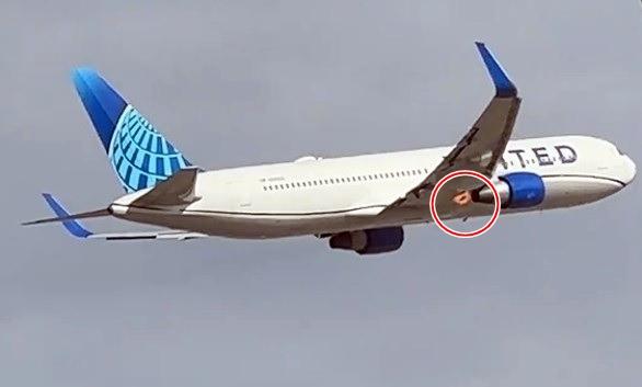 聯合航空飛關島航機疑引擎故障冒火　安全降落赤鱲角機場 (持續更新)