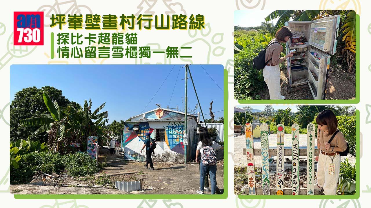 坪輋壁畫村位於新界北部，鄰近上水與打鼓嶺。