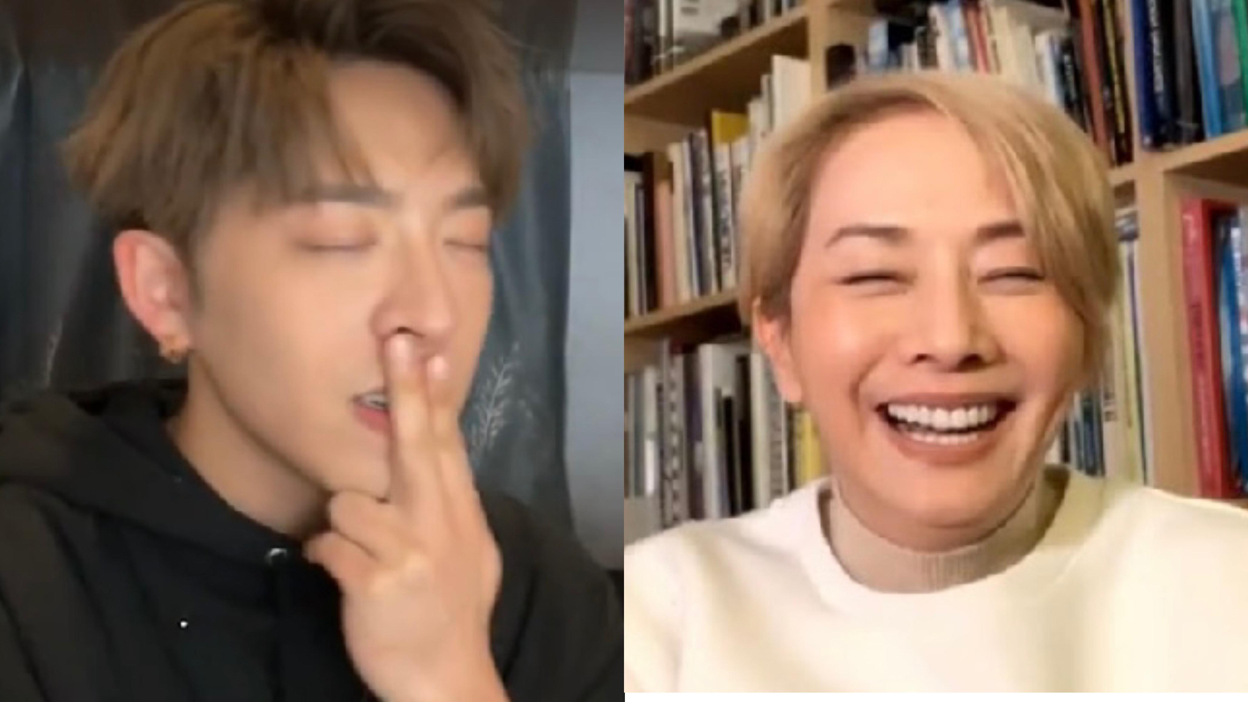 過時·過節｜Edan扮角色食煙被毛姐柴台 兩母子開Live吸過萬人收看