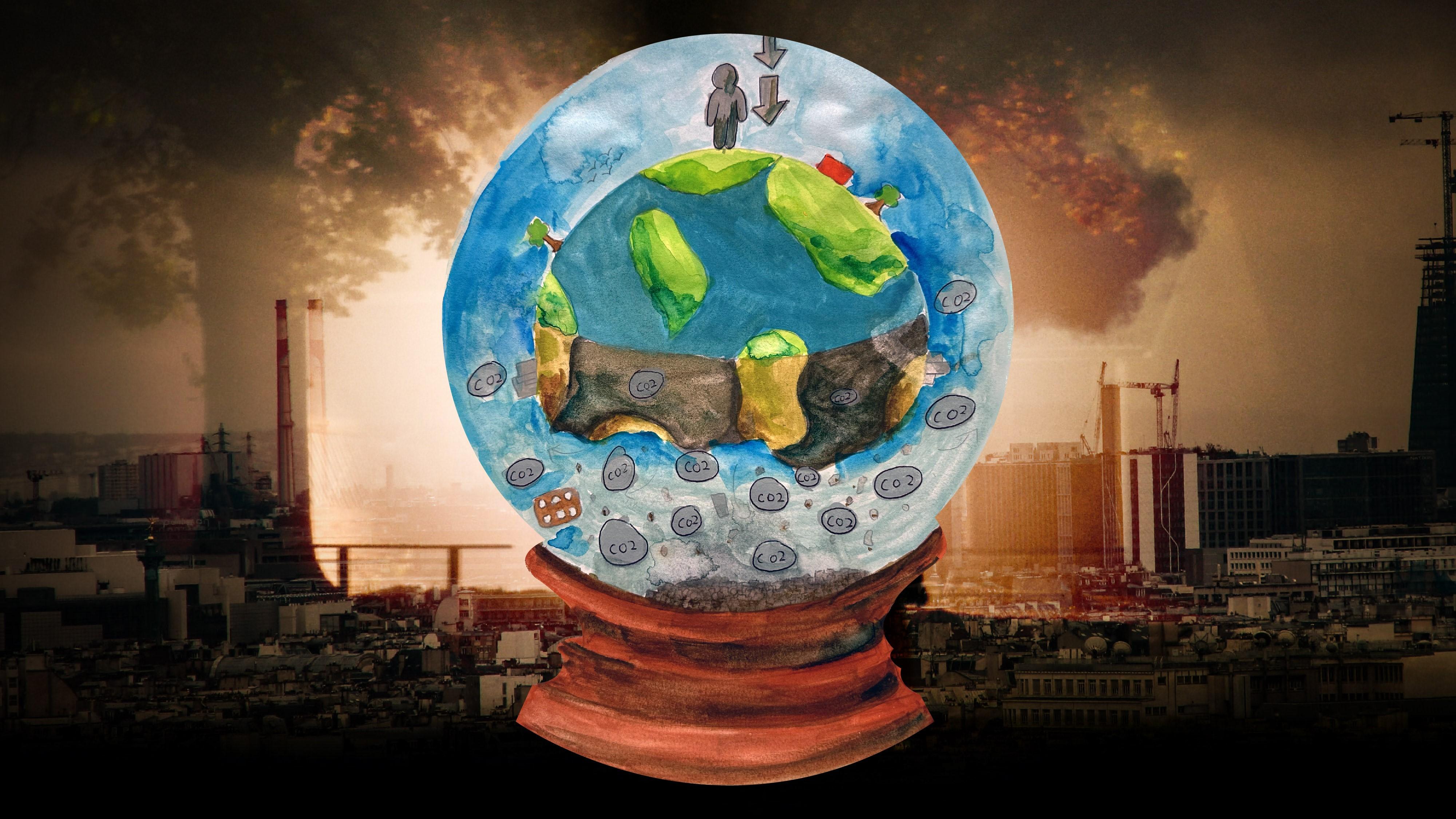 來源：廠商會蔡章閣中學 4A 陶凱婷同學 題目：人均碳排放