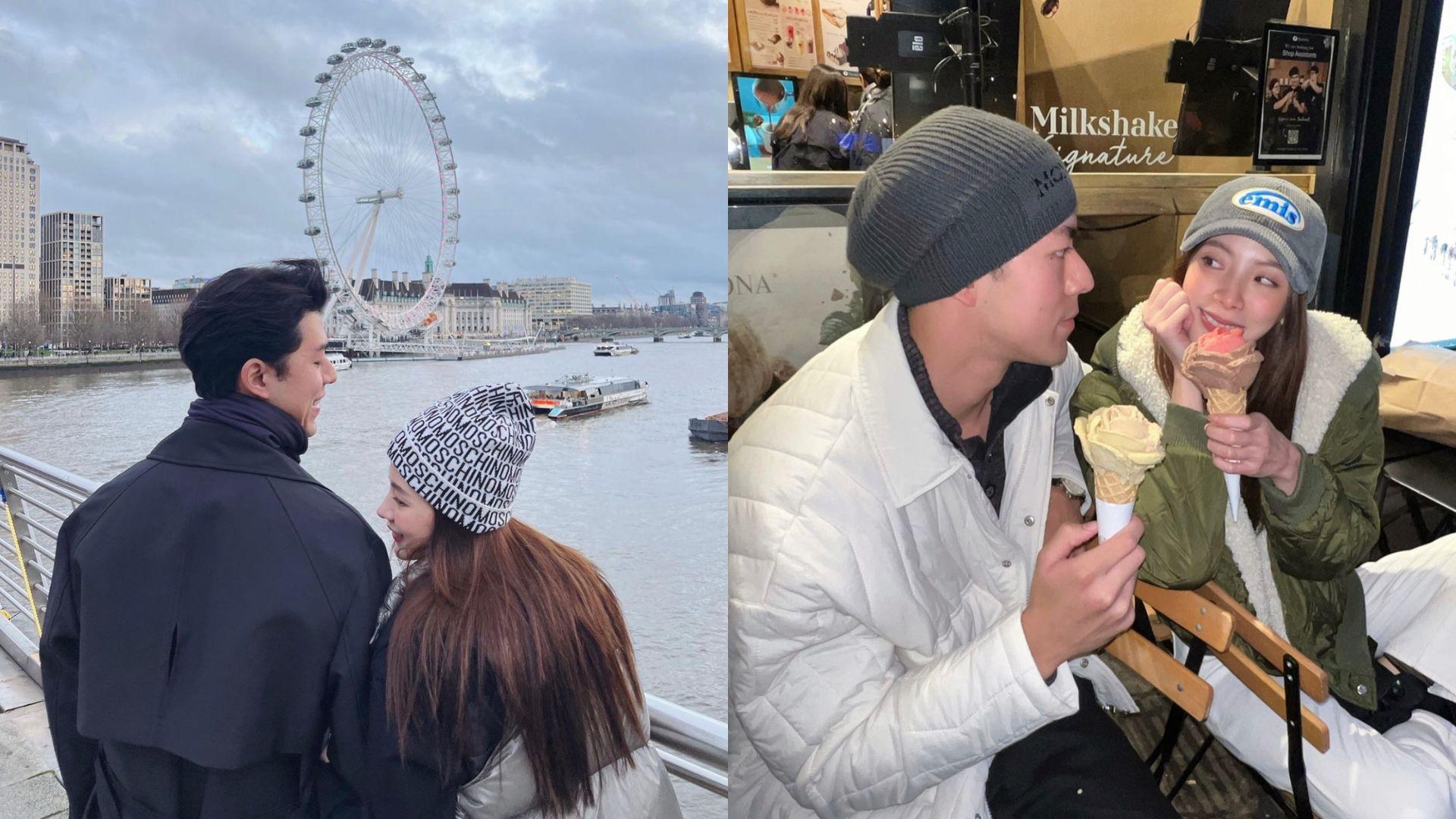 泰國紅星Nine平采娜戲假情真 交往後貼合照官宣情侶關係