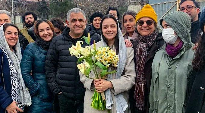 被指支持反政府示威被捕，伊朗影后獲准保釋。(Twitter)