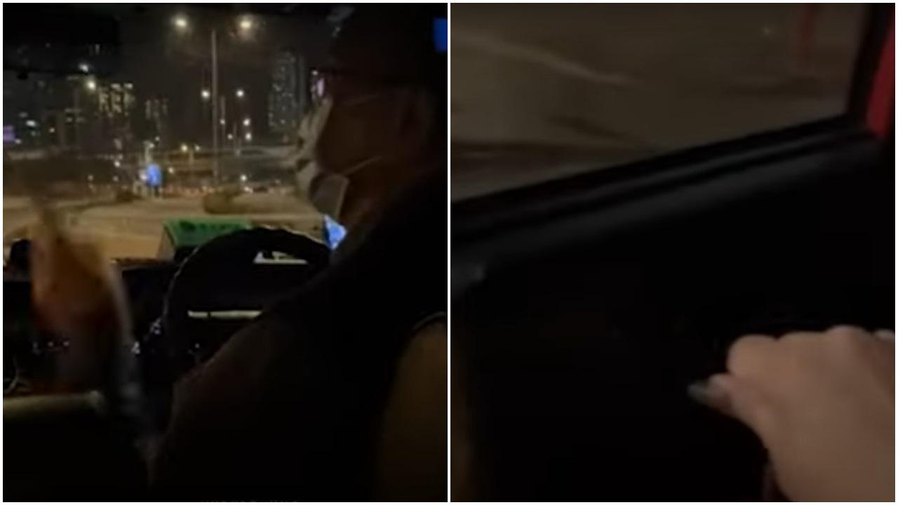 女乘客及的士司機