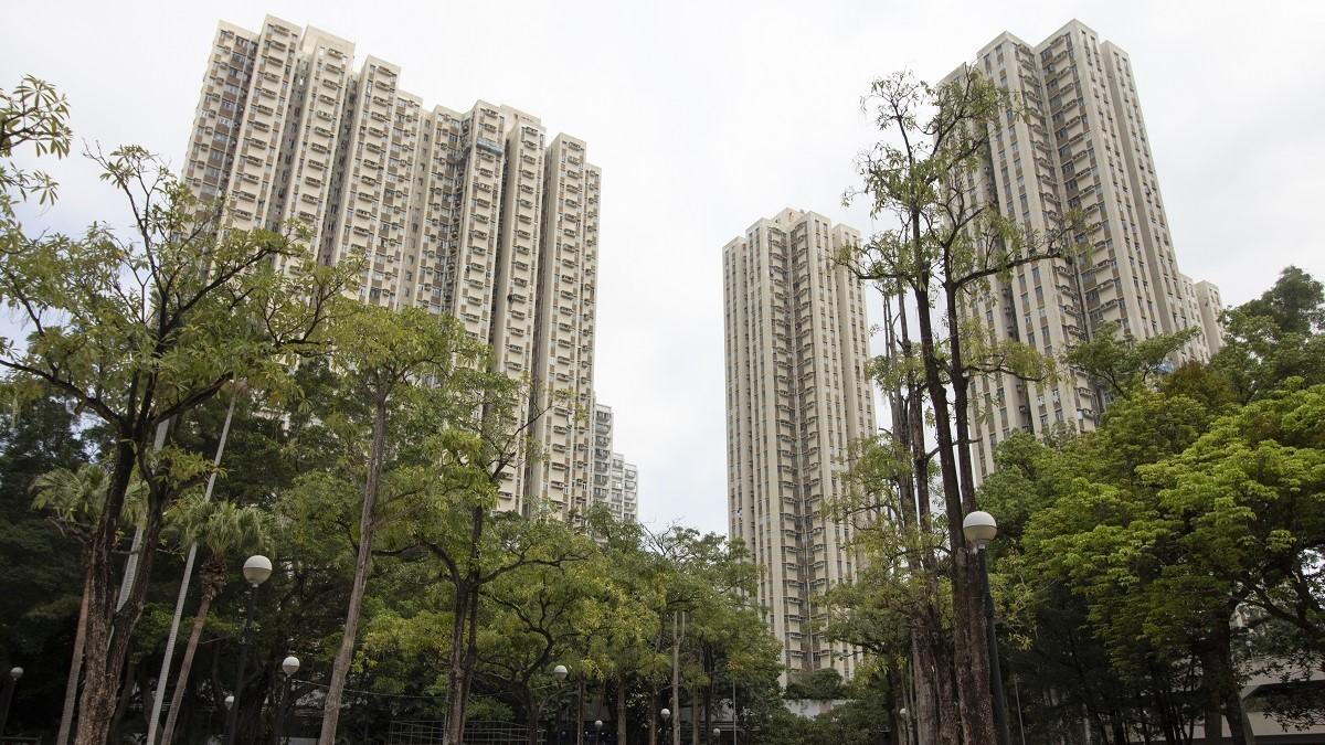 大埔廣場污水帶較高病毒量，政府會向相關居民派發快速抗原測試包。(資料圖片／蘇文傑攝)