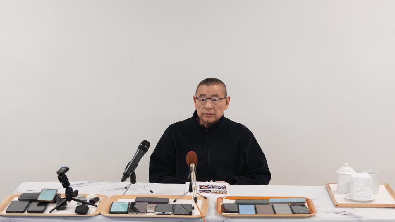 劉鑾雄記者會直擊 只許錄音不淮拍片