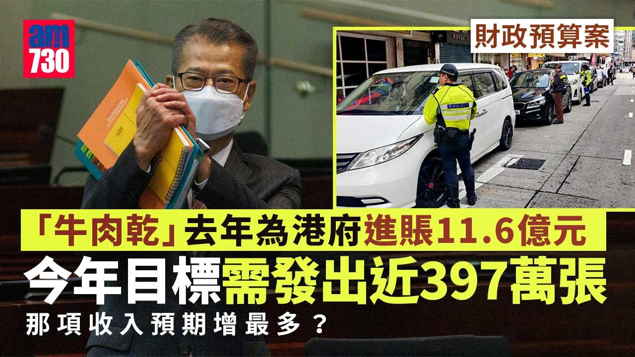 財政預算案2023｜「牛肉乾」目標收多1億　輪船停泊料收多逾300%　哪項收入預期增最多？